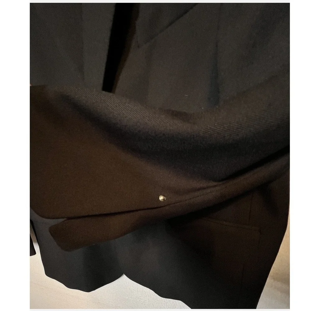 ANDOM IDENTITIES Mens Black Blazer Jacket Polyester Formal Business Size 50‎